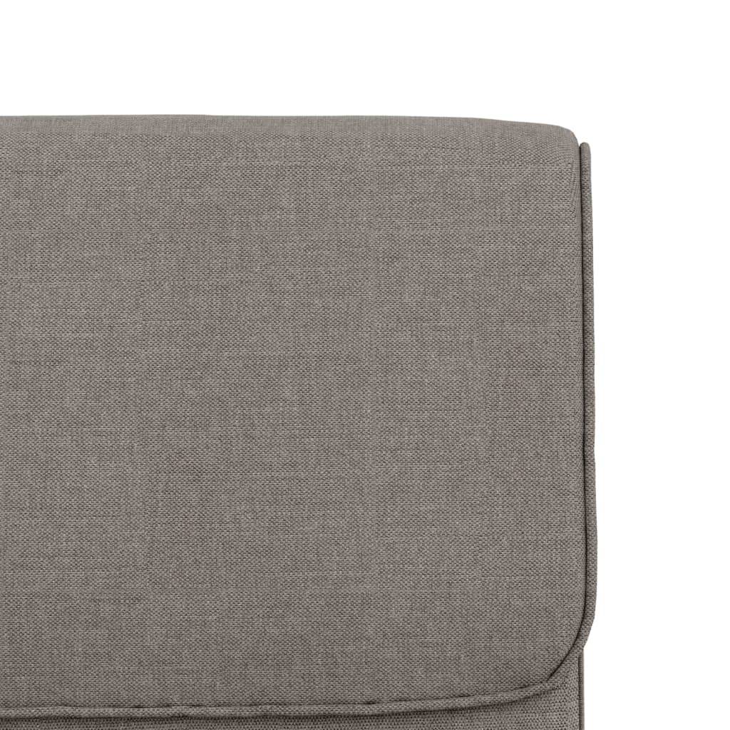 vidaXL Loungesessel Taupe 55x64x80 cm Stoff