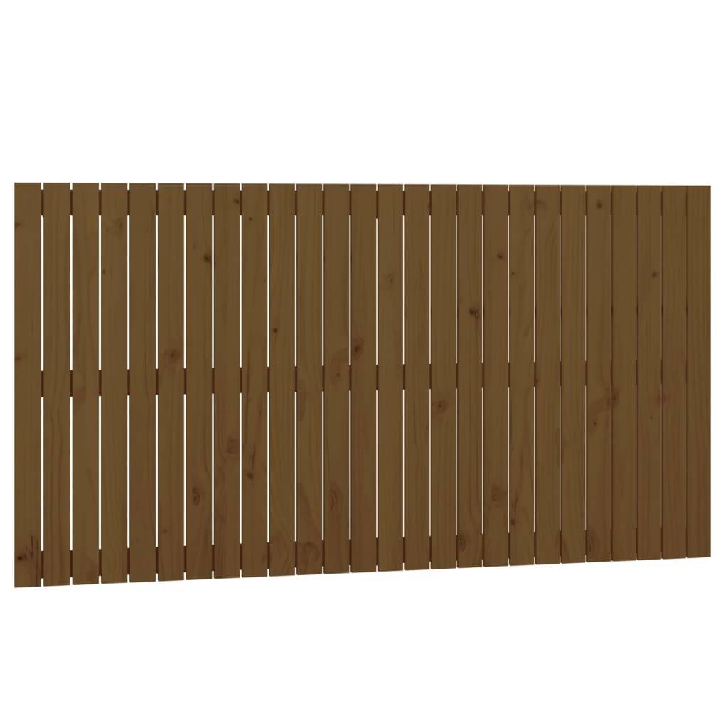 vidaXL Wand-Kopfteil Honigbraun 166x3x90 cm Massivholz Kiefer