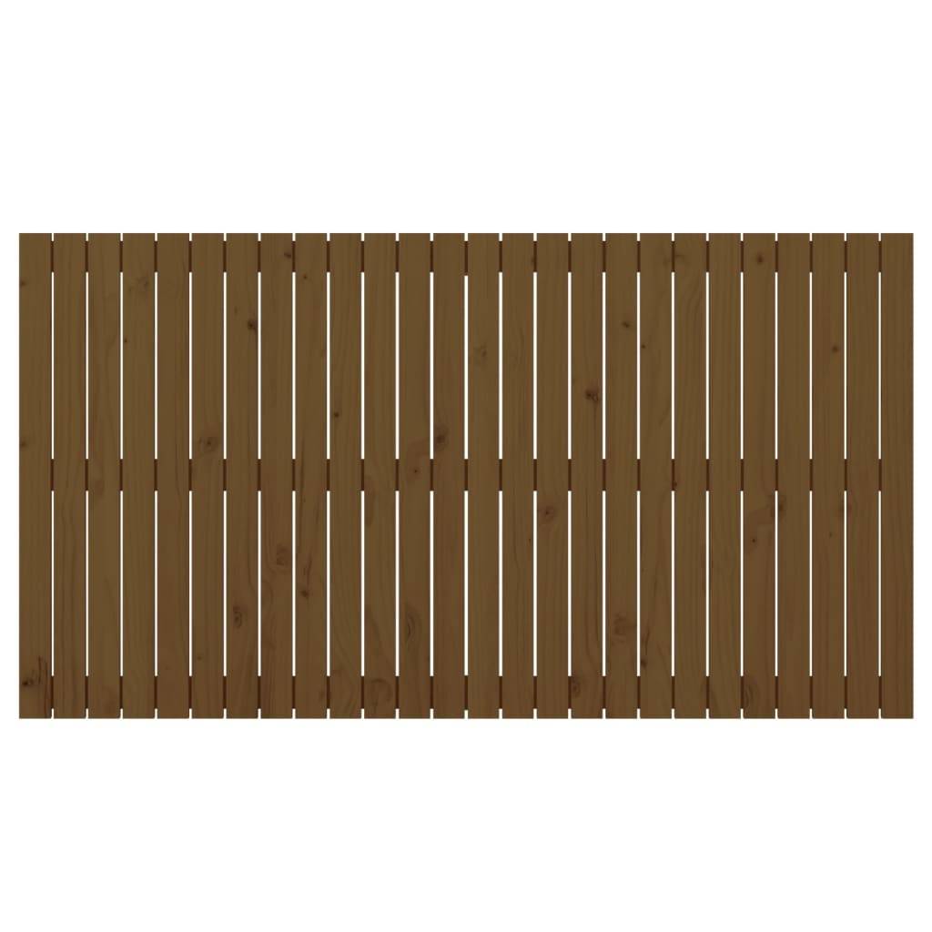 vidaXL Wand-Kopfteil Honigbraun 166x3x90 cm Massivholz Kiefer