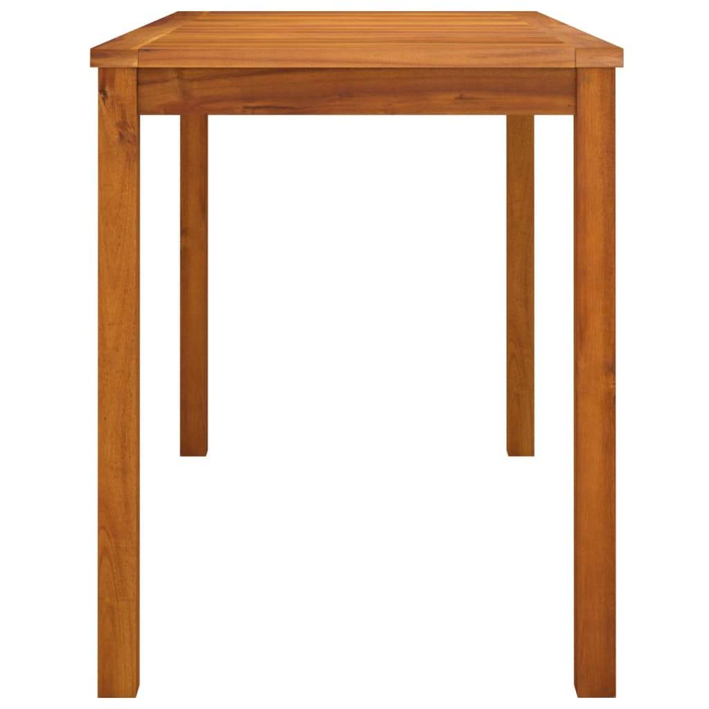 vidaXL Gartentisch 110x55x67 cm Massivholz Akazie