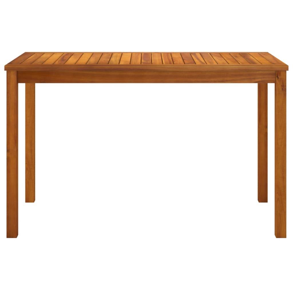 vidaXL Gartentisch 110x55x67 cm Massivholz Akazie