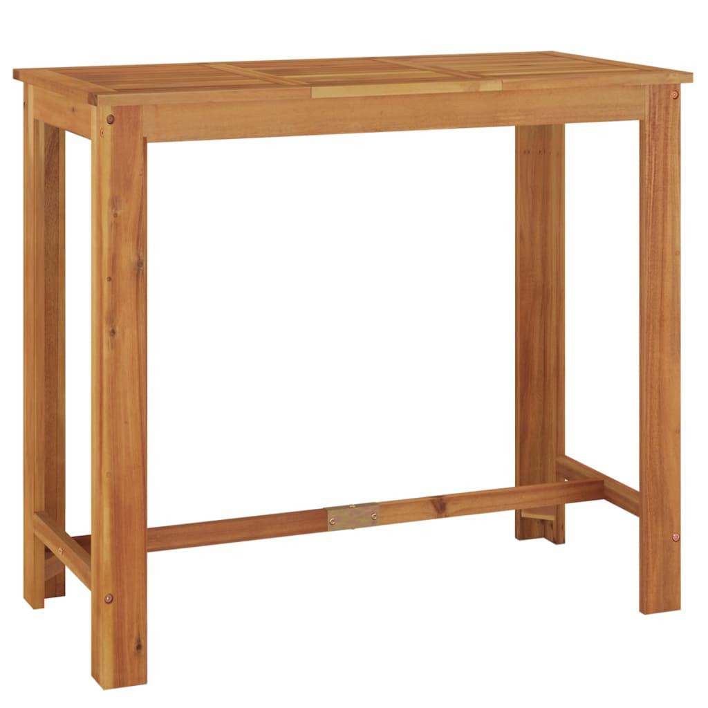 vidaXL 5-tlg. Gartenbar-Set Massivholz Akazie