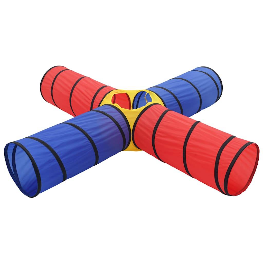 vidaXL Spieltunnel mit 250 Bällen Mehrfarbig