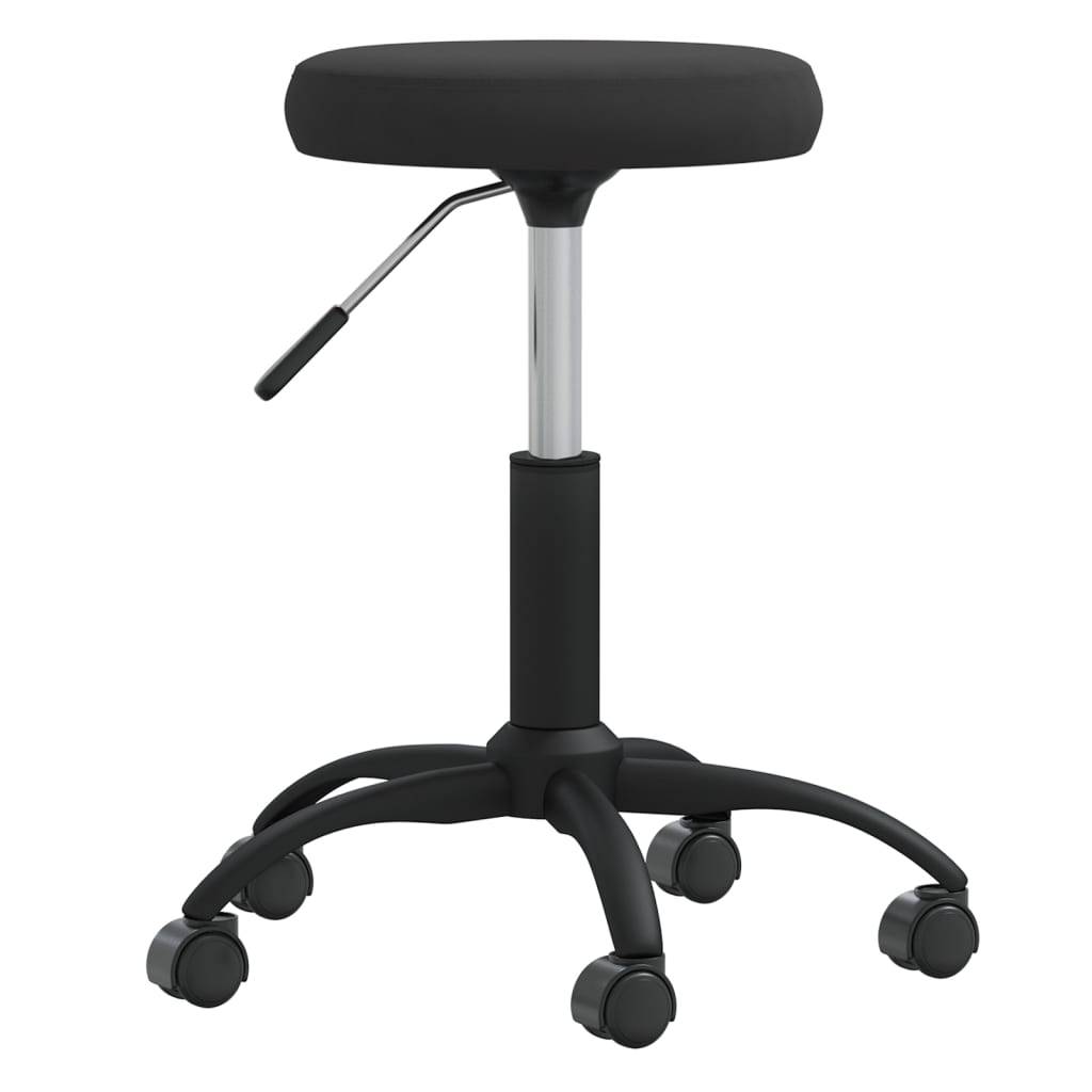 vidaXL Esszimmerstuhl Schwarz Samt
