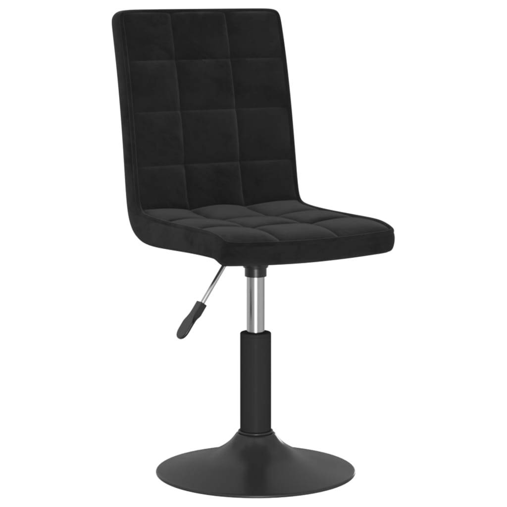 vidaXL Esszimmerstühle 2 Stk. Drehbar Schwarz Samt