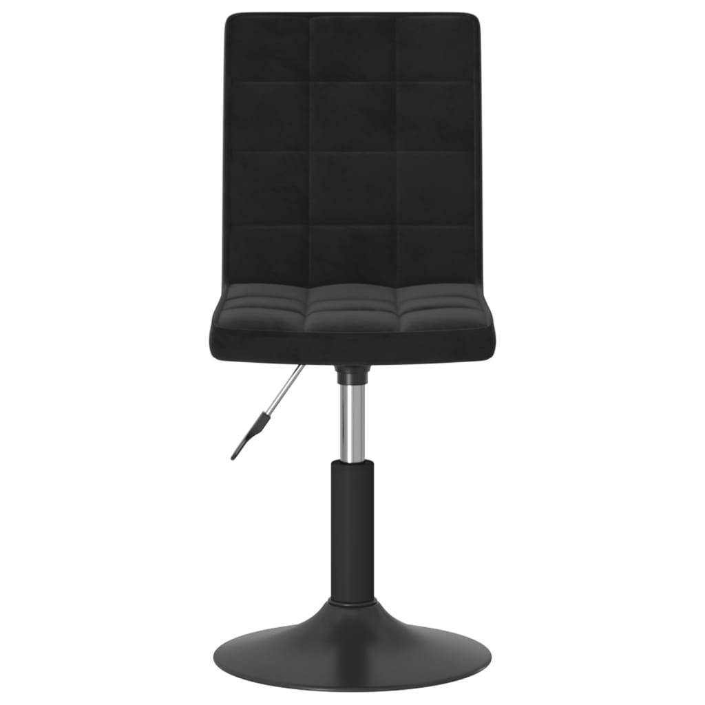 vidaXL Esszimmerstühle 2 Stk. Drehbar Schwarz Samt