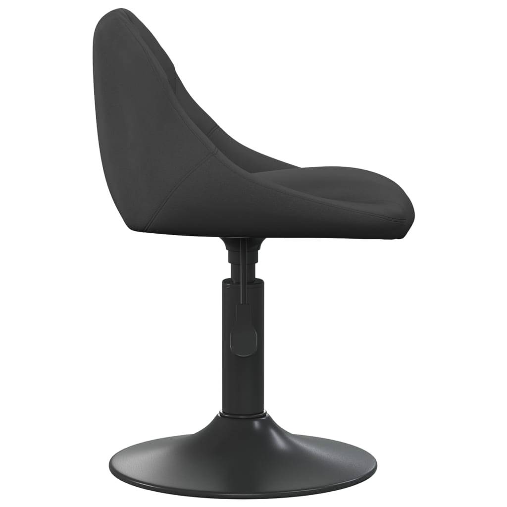 vidaXL Esszimmerstühle 6 Stk. Drehbar Schwarz Samt
