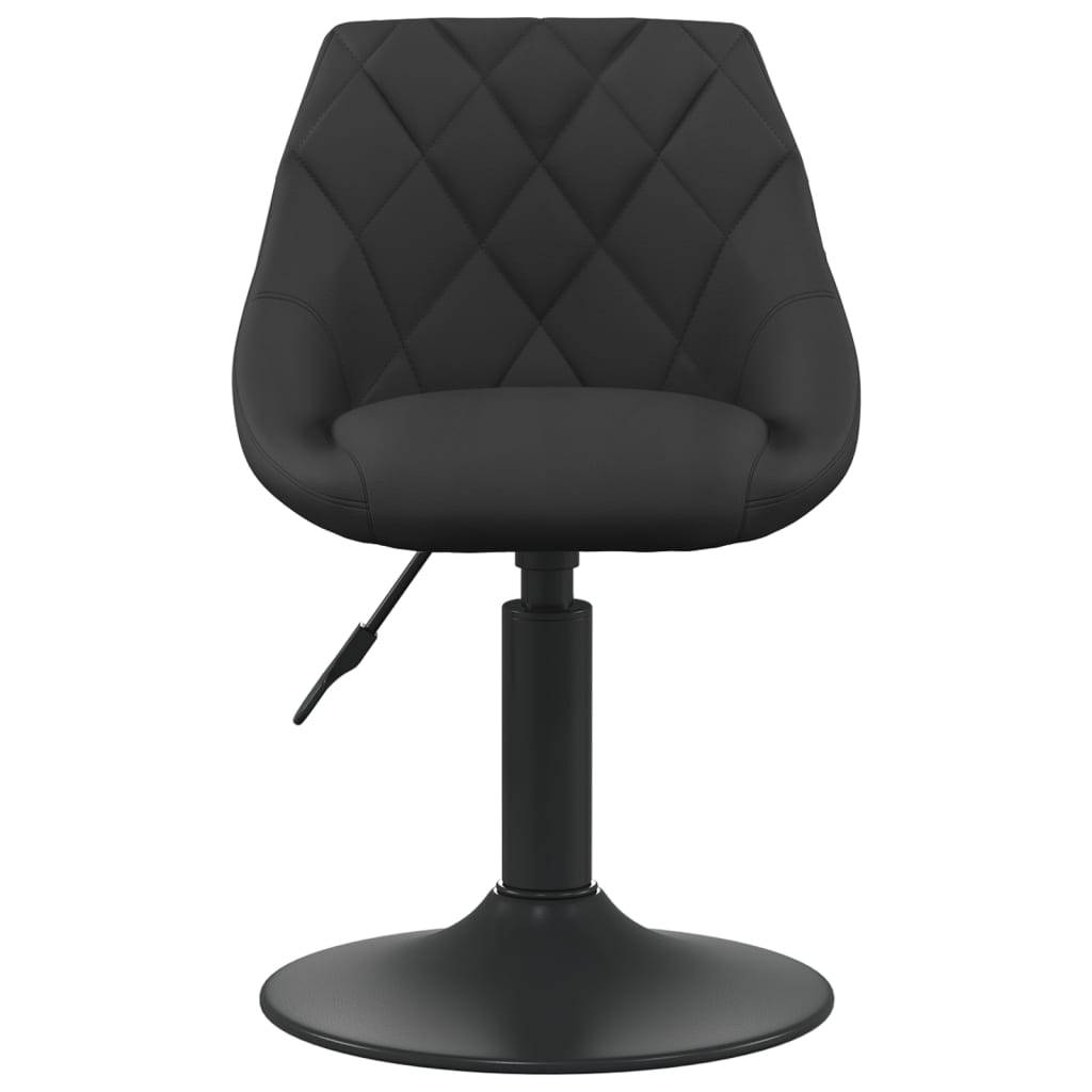 vidaXL Esszimmerstühle 6 Stk. Drehbar Schwarz Samt