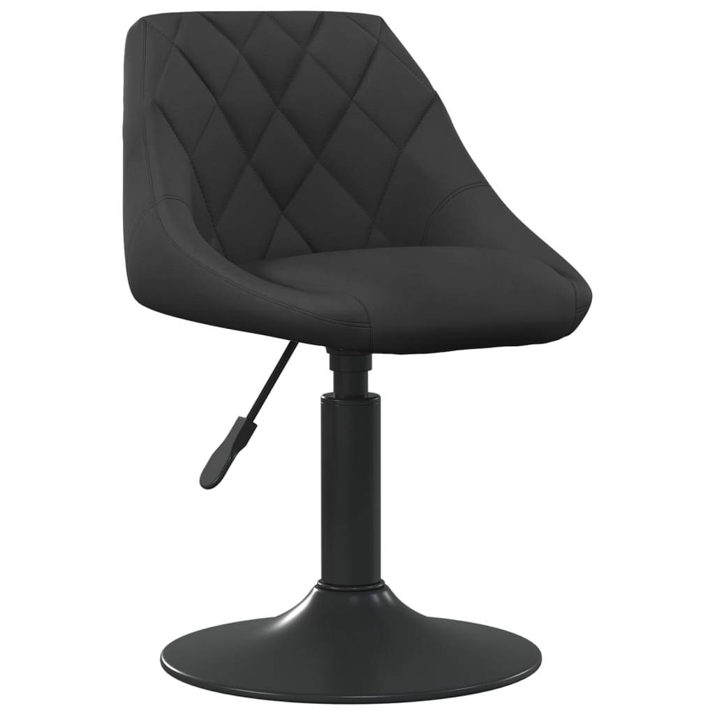 vidaXL Esszimmerstühle 6 Stk. Drehbar Schwarz Samt