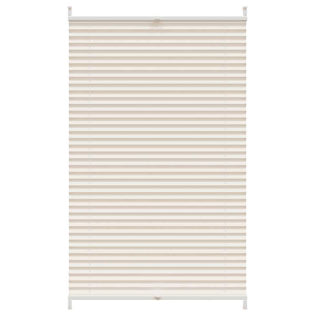 vidaXL Verdunkelungsplissee 90x100 cm Creme