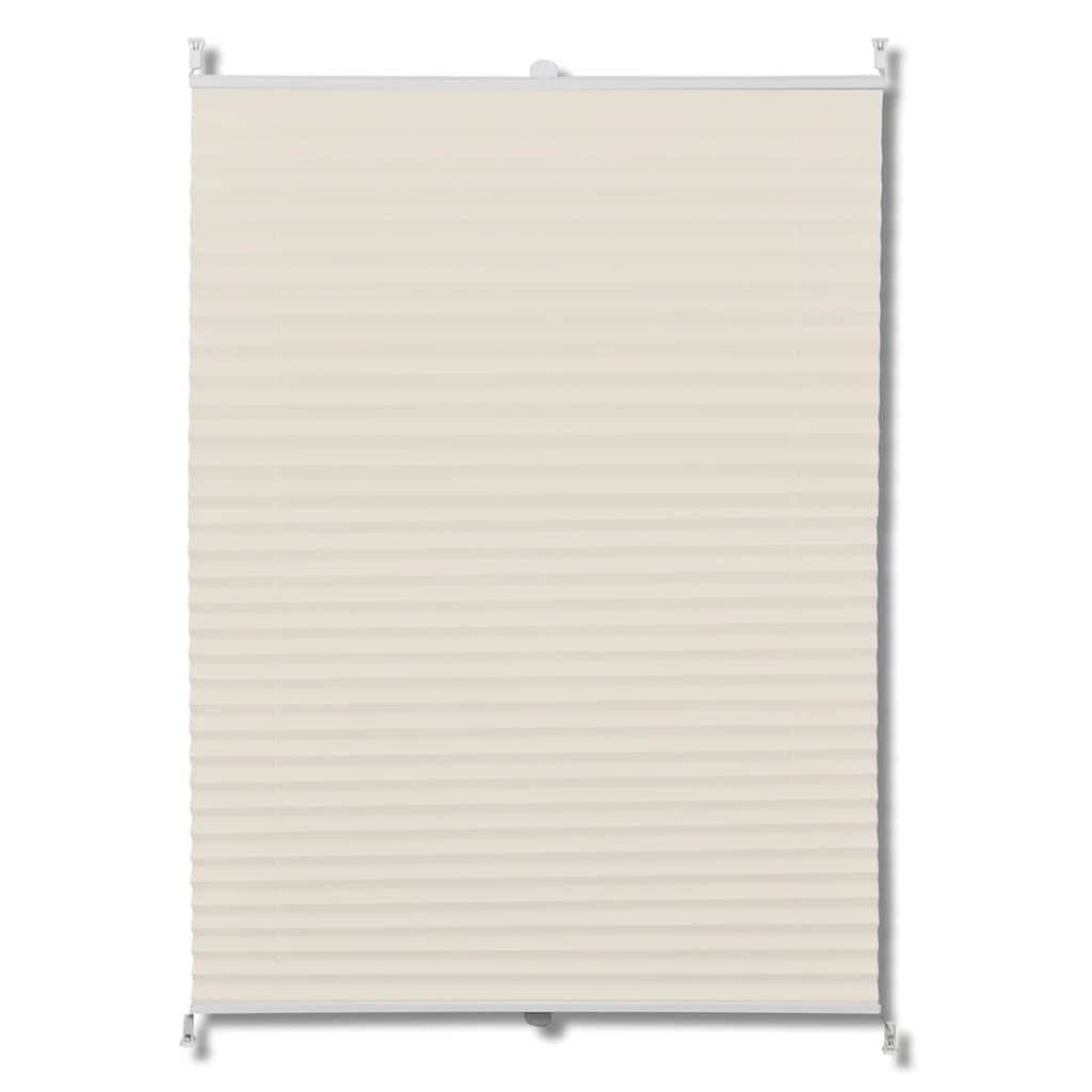 Plissee Rollo Jalousie Plisseerollo 90x150cm Creme