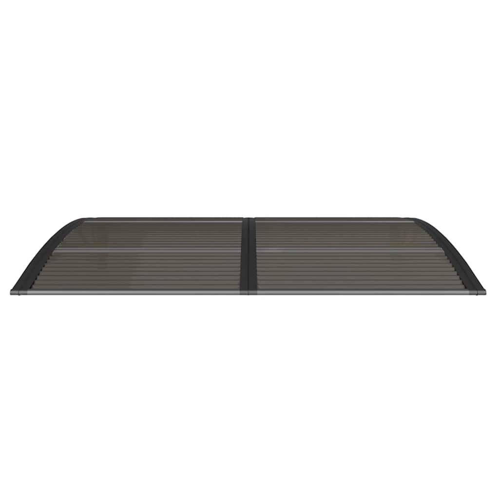 vidaXL Türvordach Schwarz 150x100 cm Polycarbonat