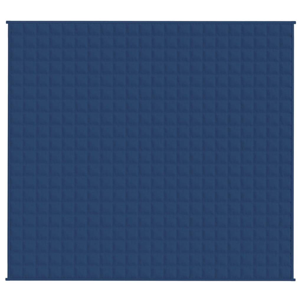 vidaXL Gewichtsdecke Blau 200x220 cm 9 kg Stoff
