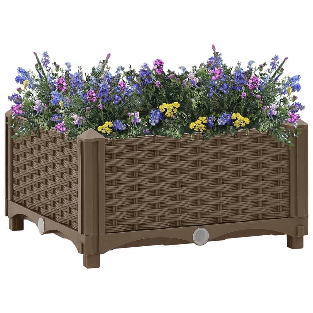 vidaXL Hochbeet 40x40x23 cm Polypropylen