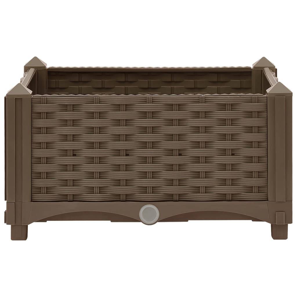 vidaXL Hochbeet 40x40x23 cm Polypropylen