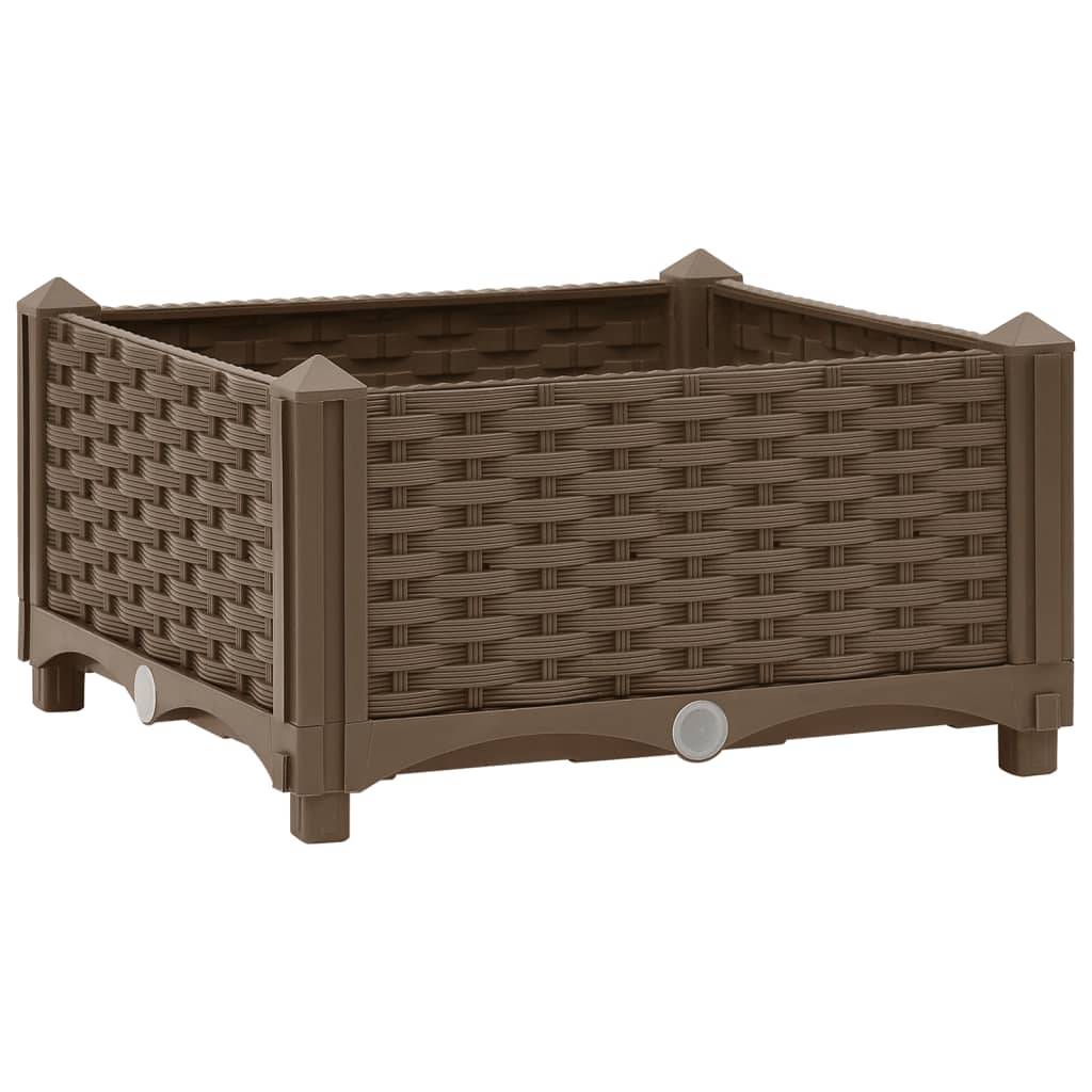 vidaXL Hochbeet 40x40x23 cm Polypropylen