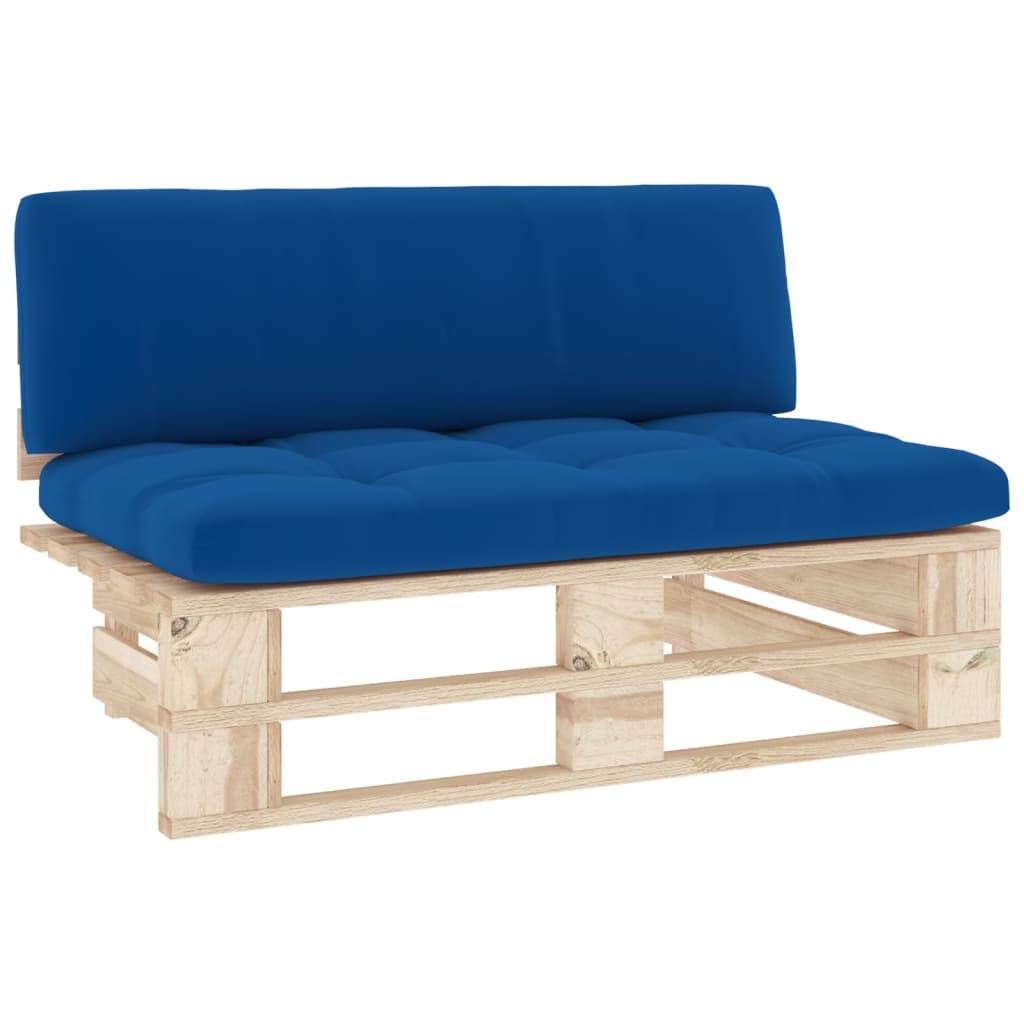 vidaXL Outdoor-Mittelsofa Paletten Imprägniertes Kiefernholz