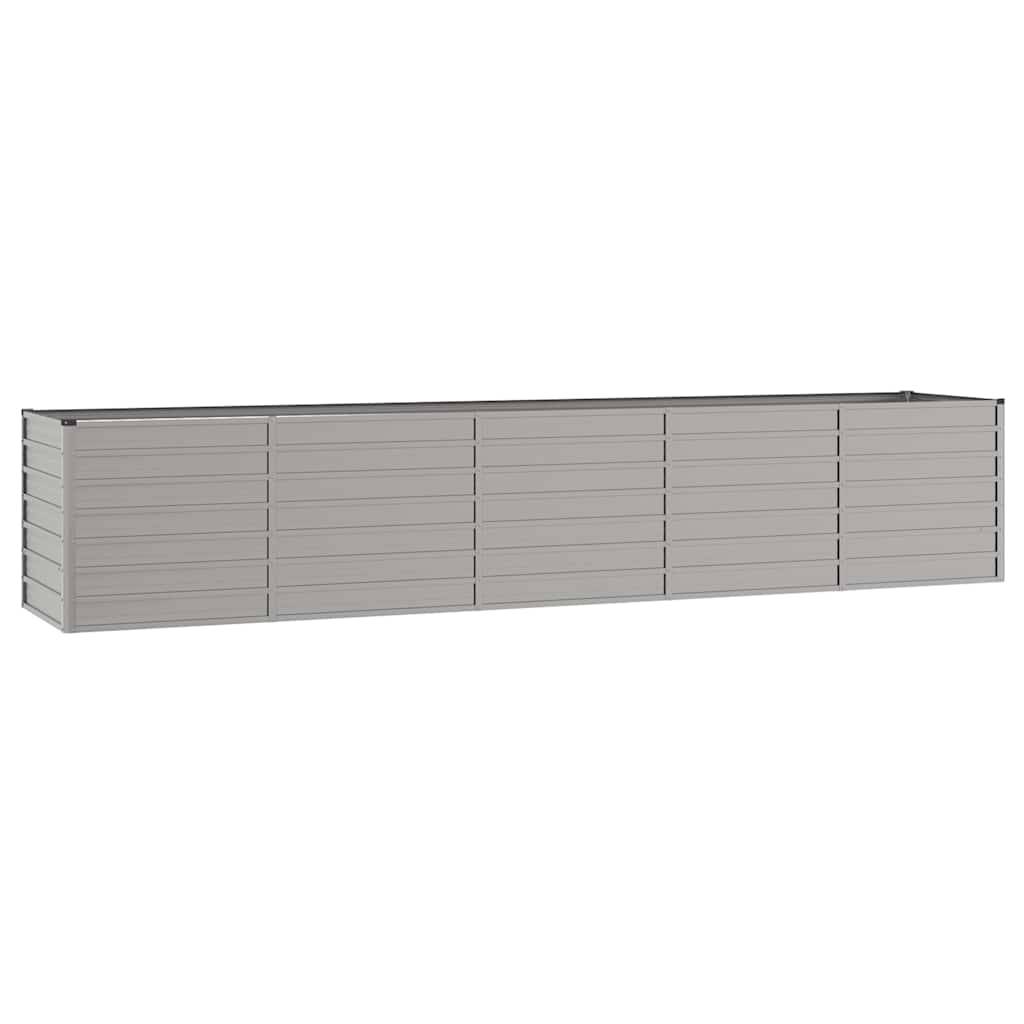 vidaXL Hochbeet Rostig 400x80x77 cm Cortenstahl
