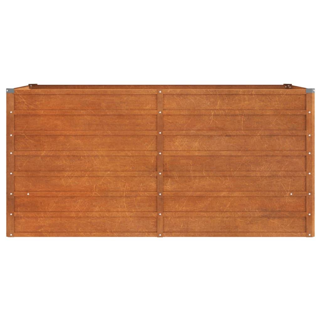vidaXL Hochbeet Rostig 160x80x77 cm Cortenstahl