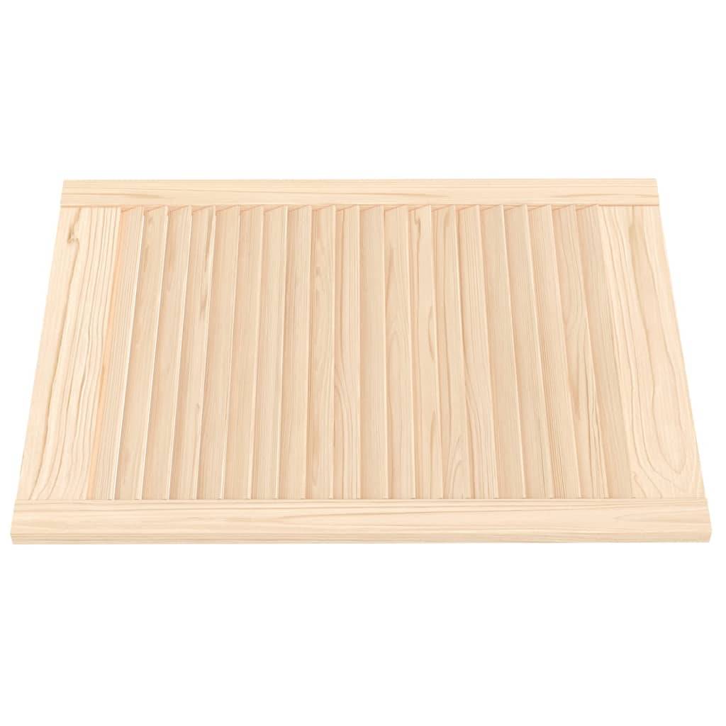 vidaXL Schranktüren Lamellen-Design 4 Stk. 69x49,4 cm Massivholz