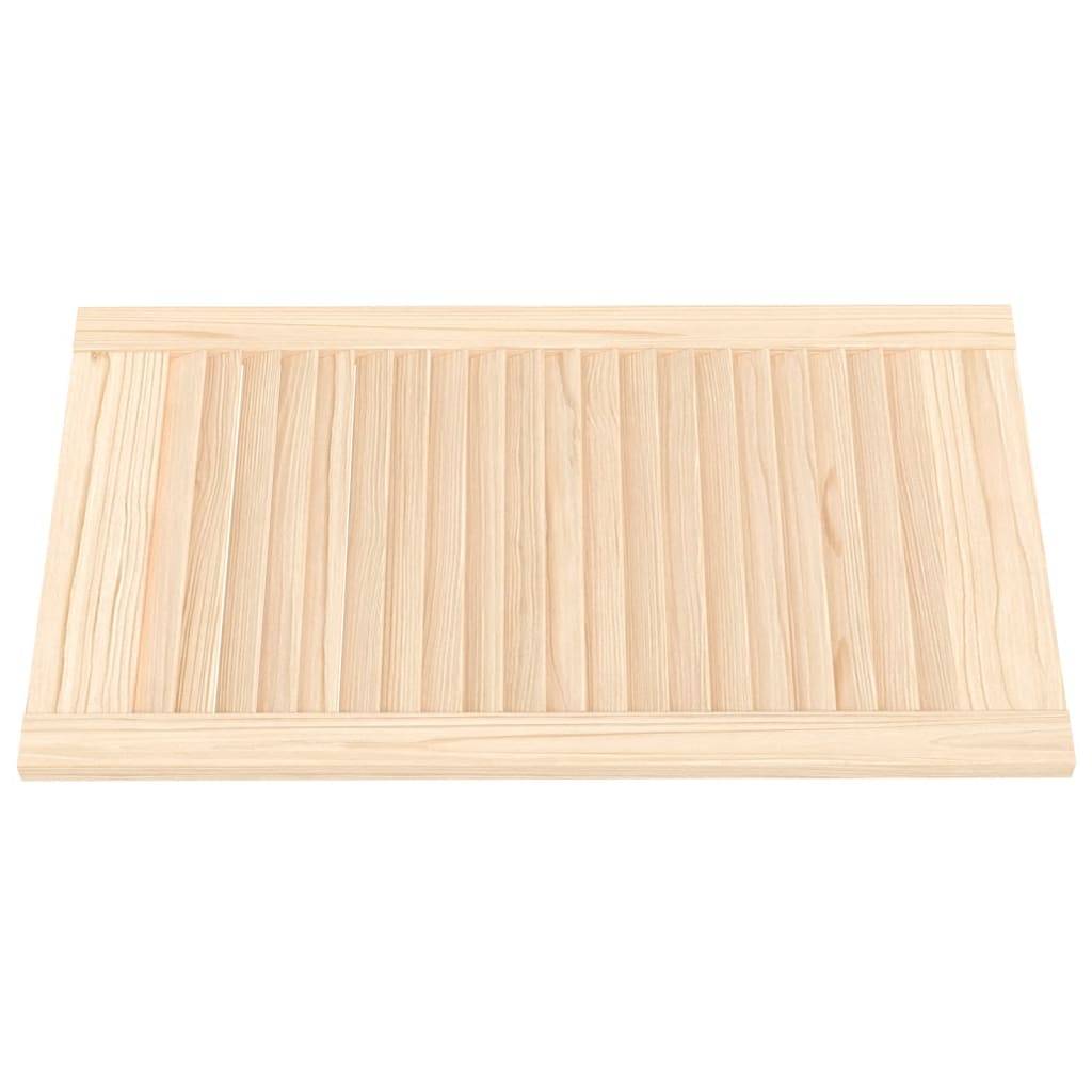 vidaXL Schranktüren Lamellen-Design 2 Stk. 69x39,4 cm Massivholz
