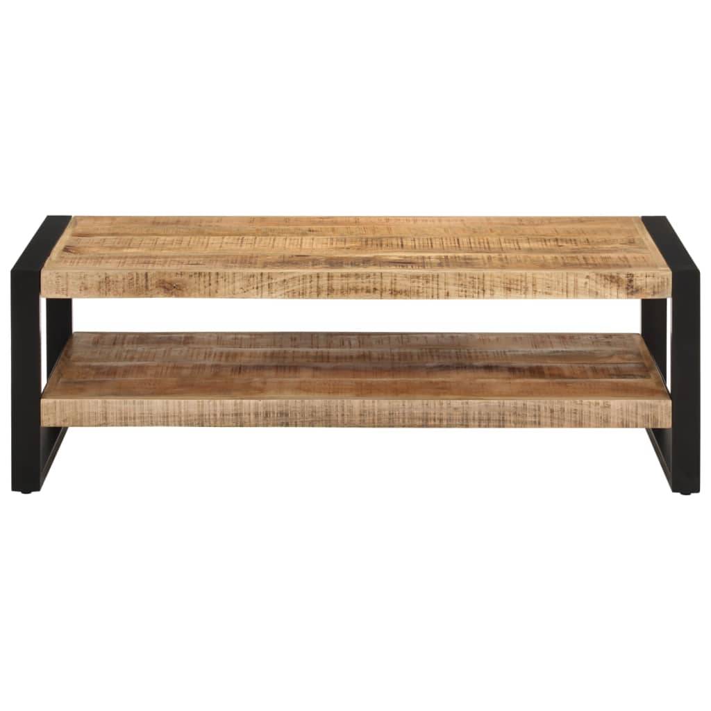 vidaXL Couchtisch 120x55x40 cm Massivholz Mango