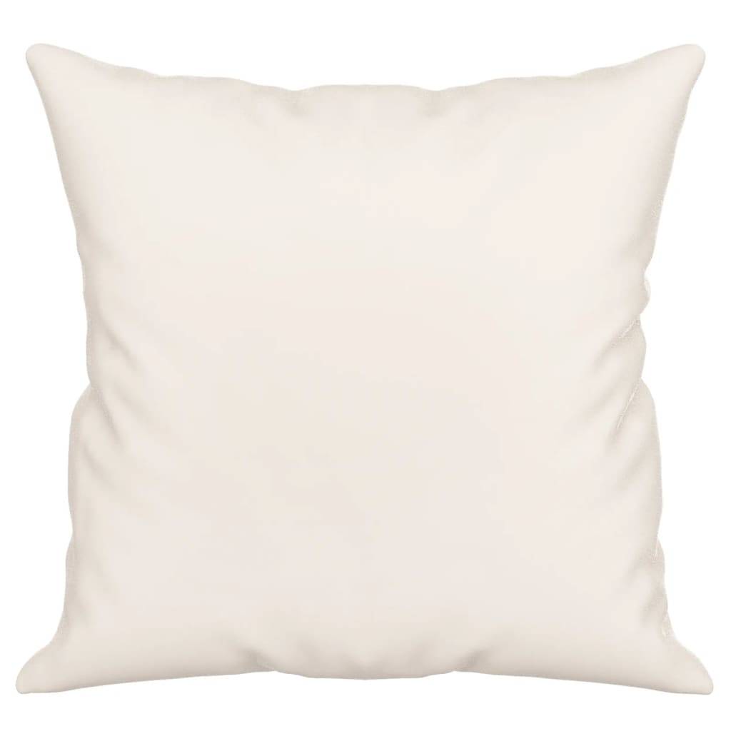 vidaXL Zierkissen 2 Stk. Beige 40x40 cm Mikrofasergewebe