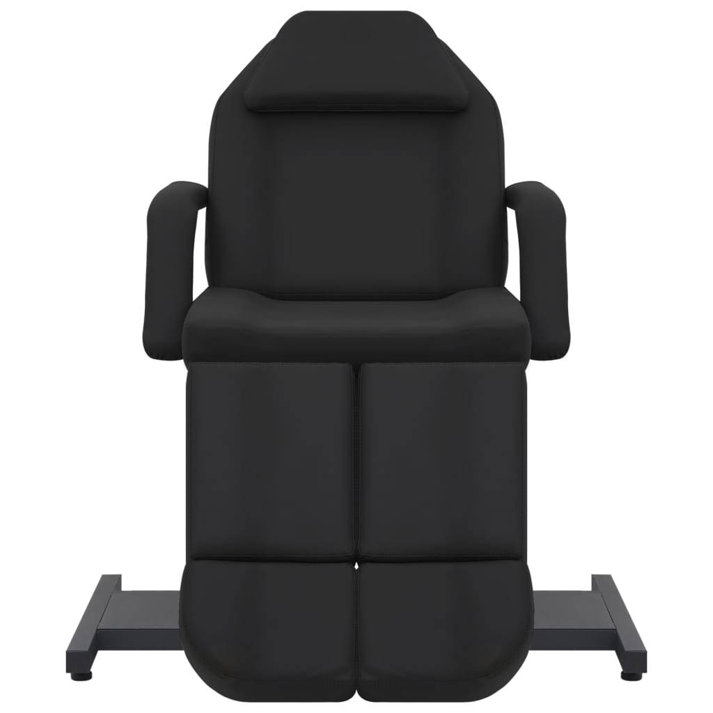 vidaXL Kosmetikstuhl Kunstleder Schwarz 180x62x78 cm