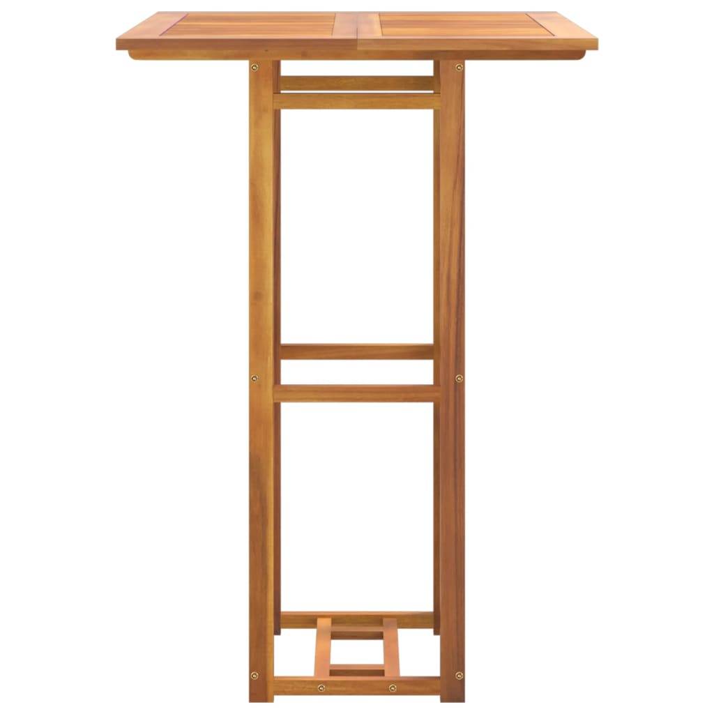 vidaXL Bistrotisch 75x75x110 cm Massivholz Akazie