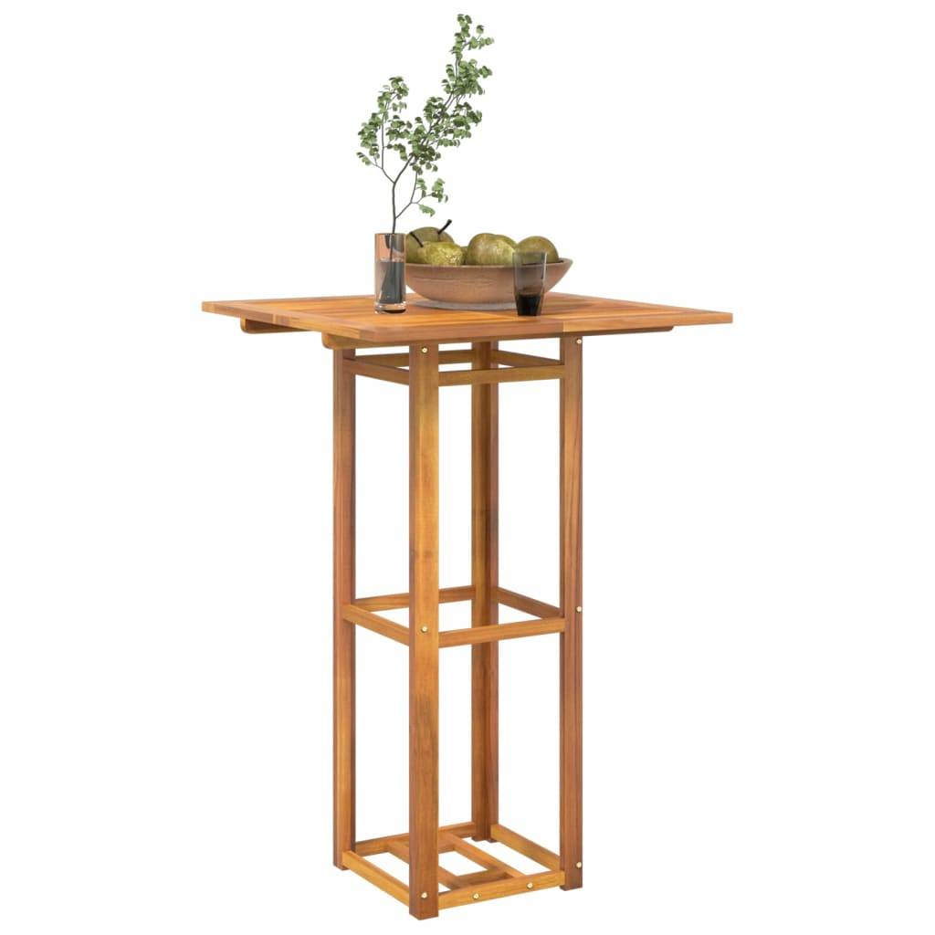 vidaXL Bistrotisch 75x75x110 cm Massivholz Akazie