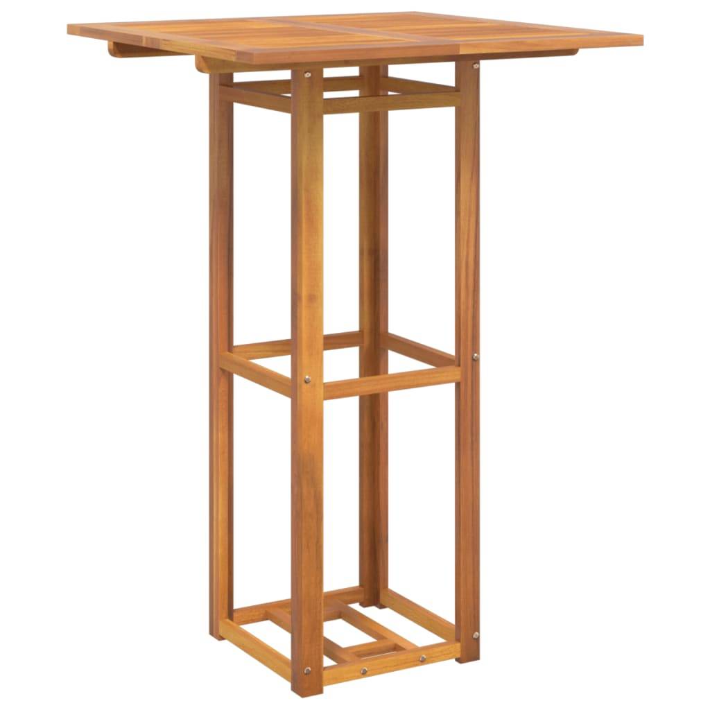 vidaXL Bistrotisch 75x75x110 cm Massivholz Akazie