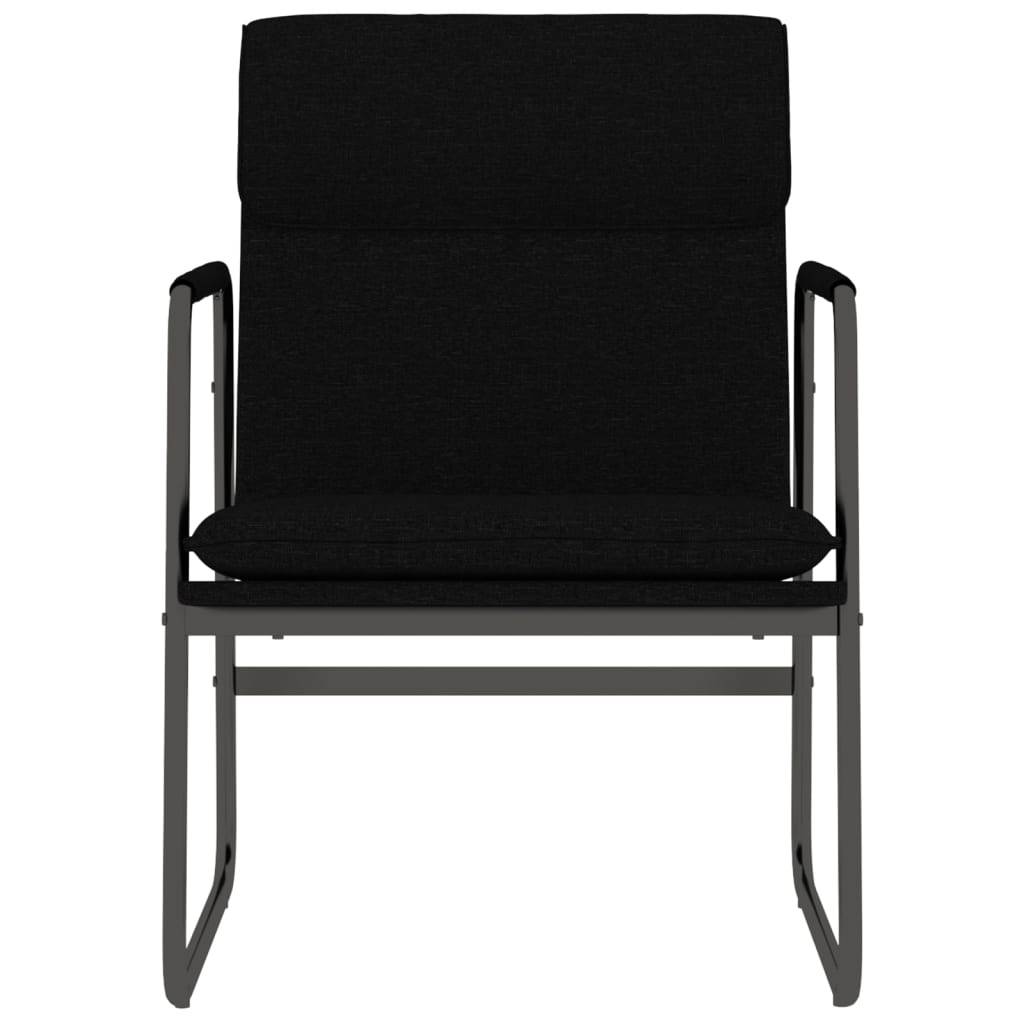 vidaXL Loungesessel Schwarz 55x64x80 cm Stoff