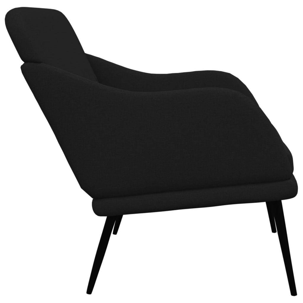 vidaXL Sitzbank Schwarz 110x76x80 cm Stoff