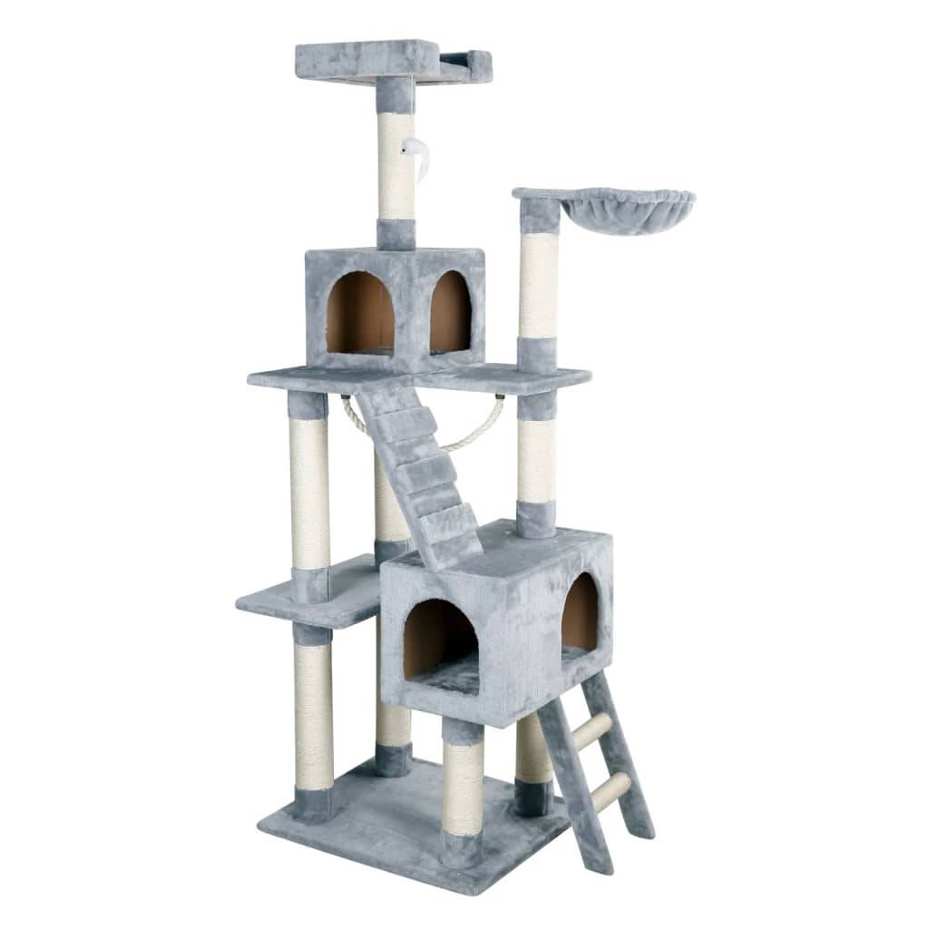 Kerbl Kratzbaum Square 178 cm Hellgrau