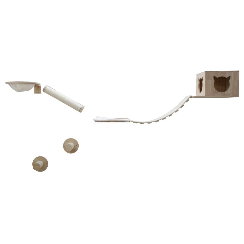 Kerbl Kletterwand für Katzen Andes 52x40x32 cm Natur und Weiß