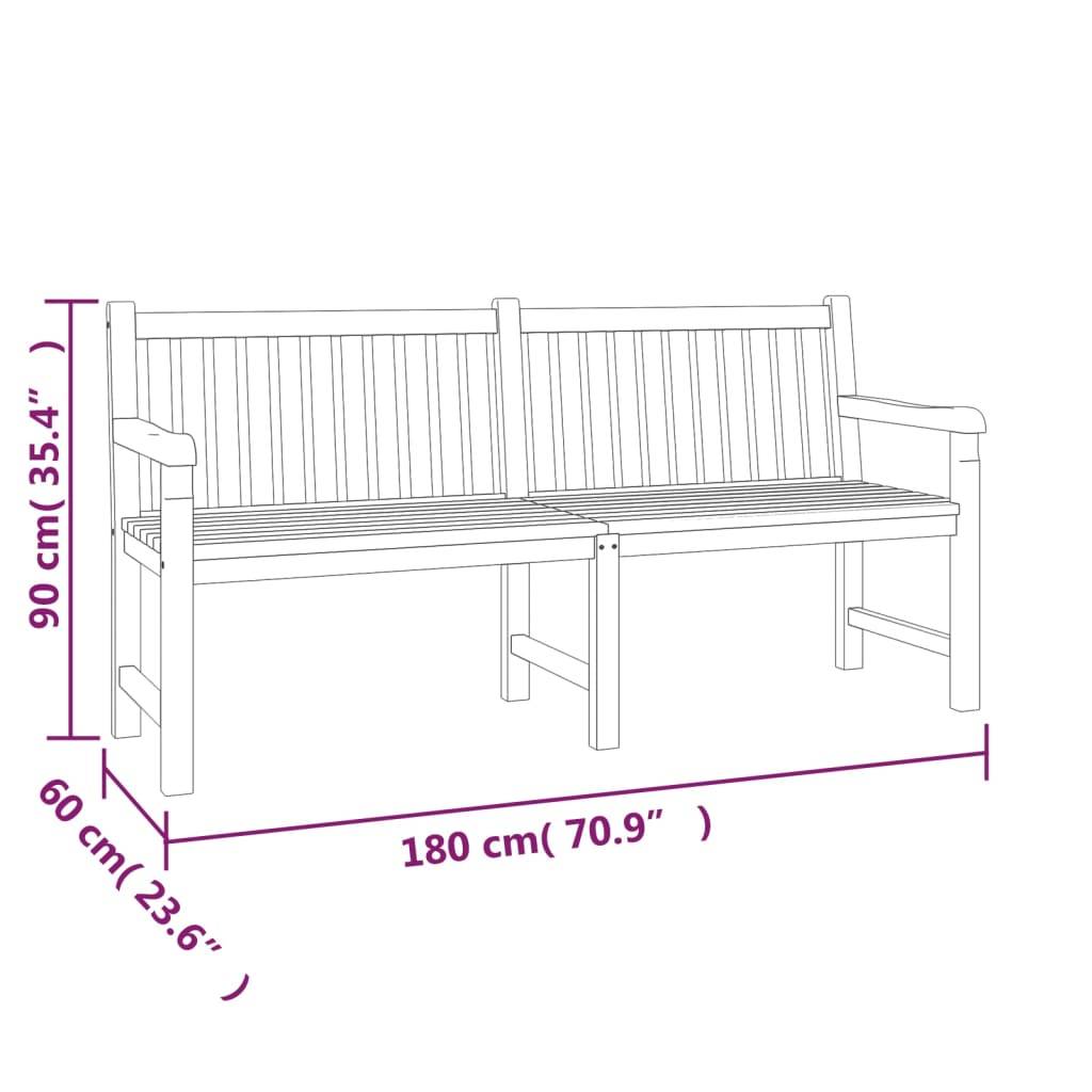 vidaXL 4-tlg. Garten-Essgruppe Massivholz Teak