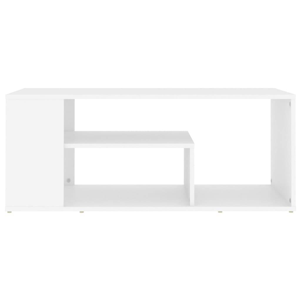 vidaXL Couchtisch Weiß 100x50x40 cm Holzwerkstoff