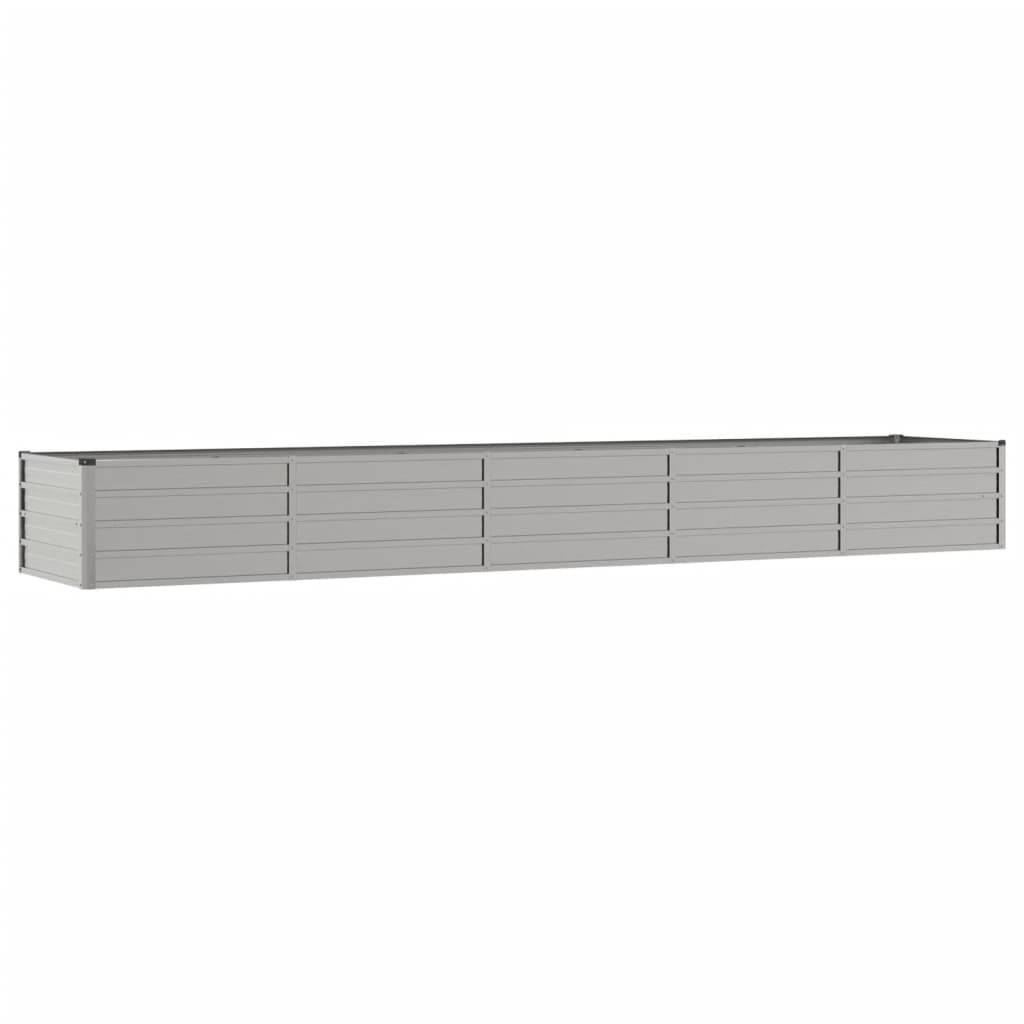 vidaXL Hochbeet Rostig 400x80x45 cm Cortenstahl