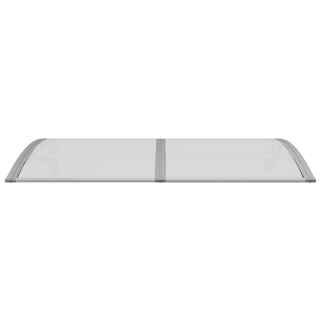 vidaXL Türvordach Grau 150x75 cm Polycarbonat