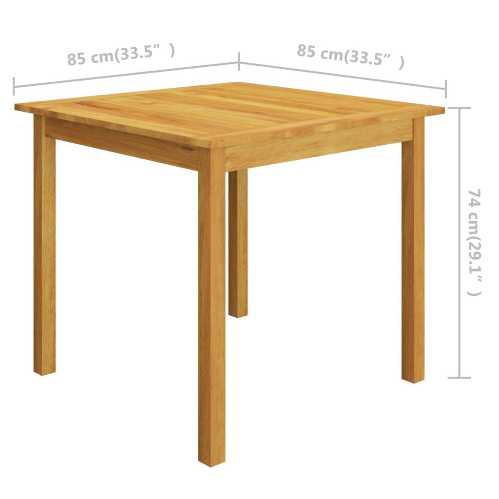 vidaXL 5-tlg. Garten-Essgruppe Beige