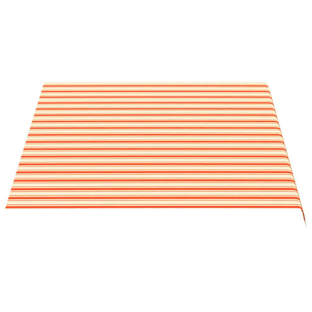 vidaXL Markisenbespannung Gelb und Orange 3,5x2,5 m