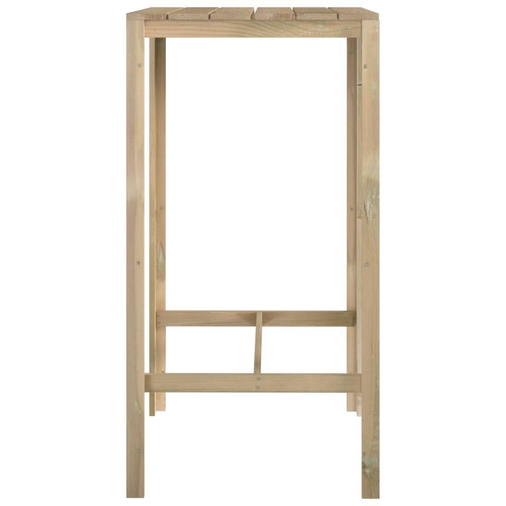 vidaXL Bartisch 60x60x110 cm Imprägniertes Kiefernholz