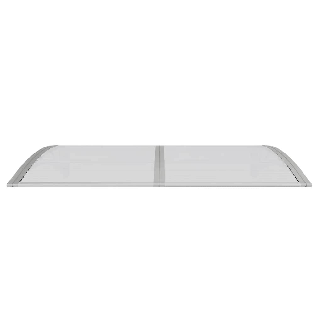 vidaXL Türvordach Grau 150x100 cm Polycarbonat