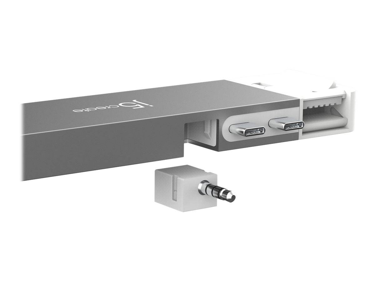 j5create JCD395 - Dockingstation - USB4 x 2 - HDMI, USB4 - 1GbE - für Apple MacBook Air (Mitte 2022)
