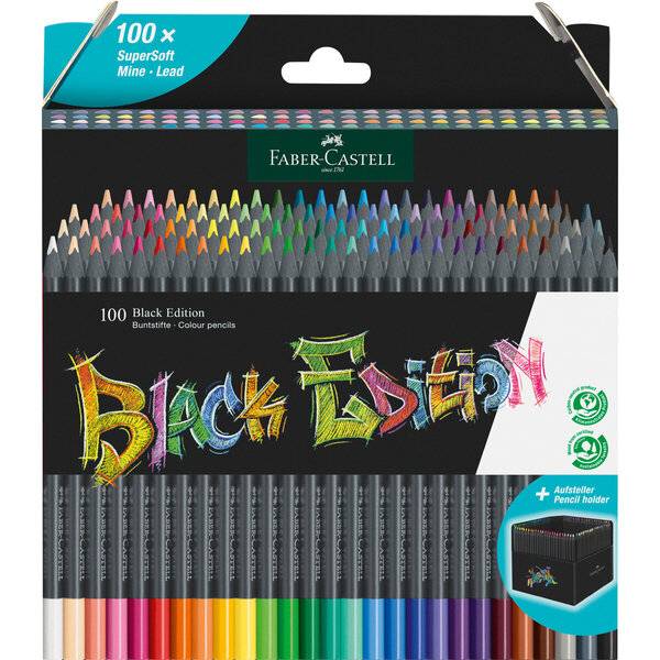 Black Edition Bunstift - 100er Kartonetui.