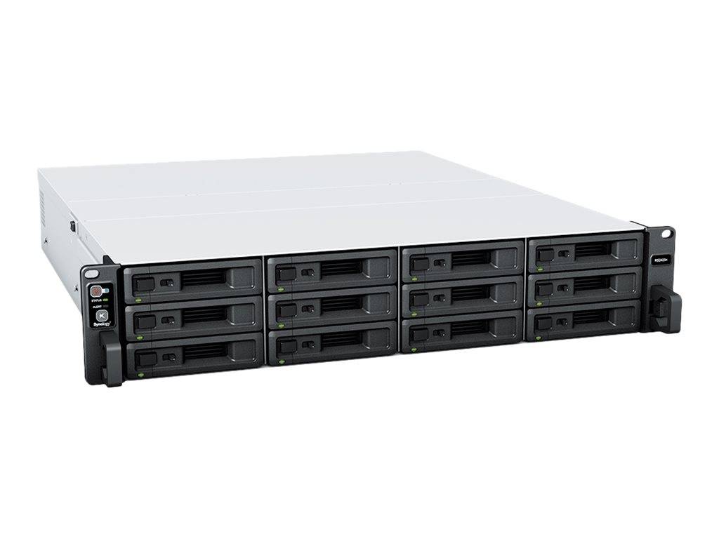 Synology RackStation RS2423+ NAS Server, NAS, Rack | max. Kamera-Anzahl:50 | max. Festplatten-Anzahl:12 | max. Festplat