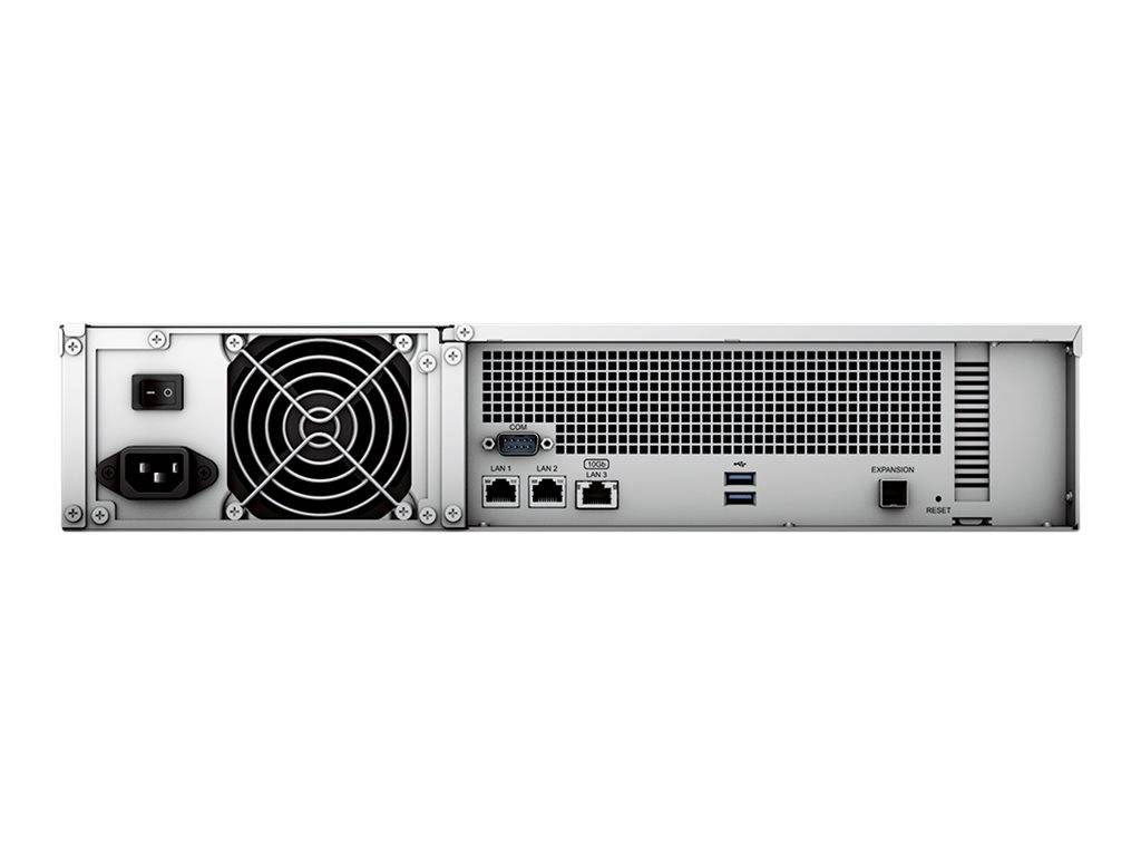 Synology RackStation RS2423+ NAS Server, NAS, Rack | max. Kamera-Anzahl:50 | max. Festplatten-Anzahl:12 | max. Festplat