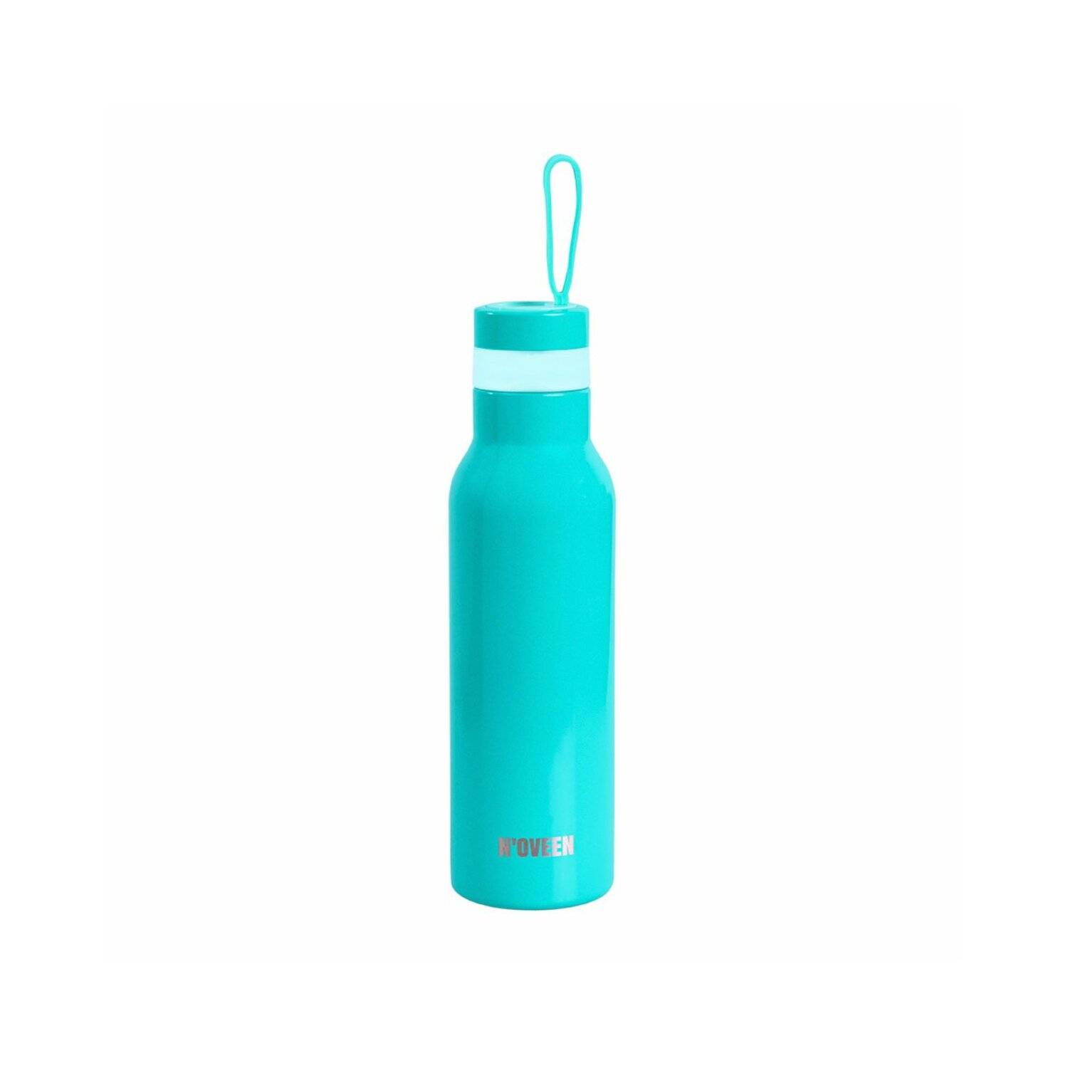 Glänzende Edelstahl Thermoflasche | 500 ml, Grün
