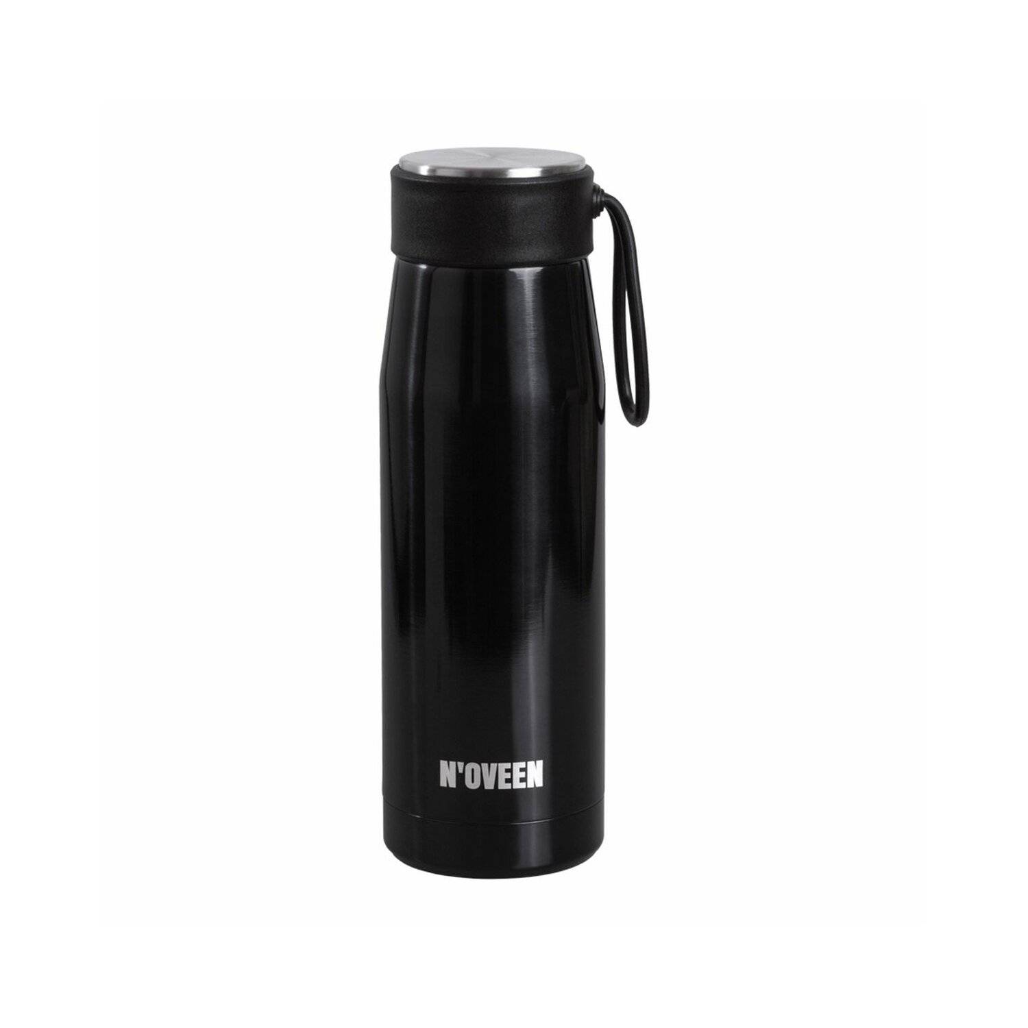 Edelstahl Thermoflasche | 390 ml, Grau