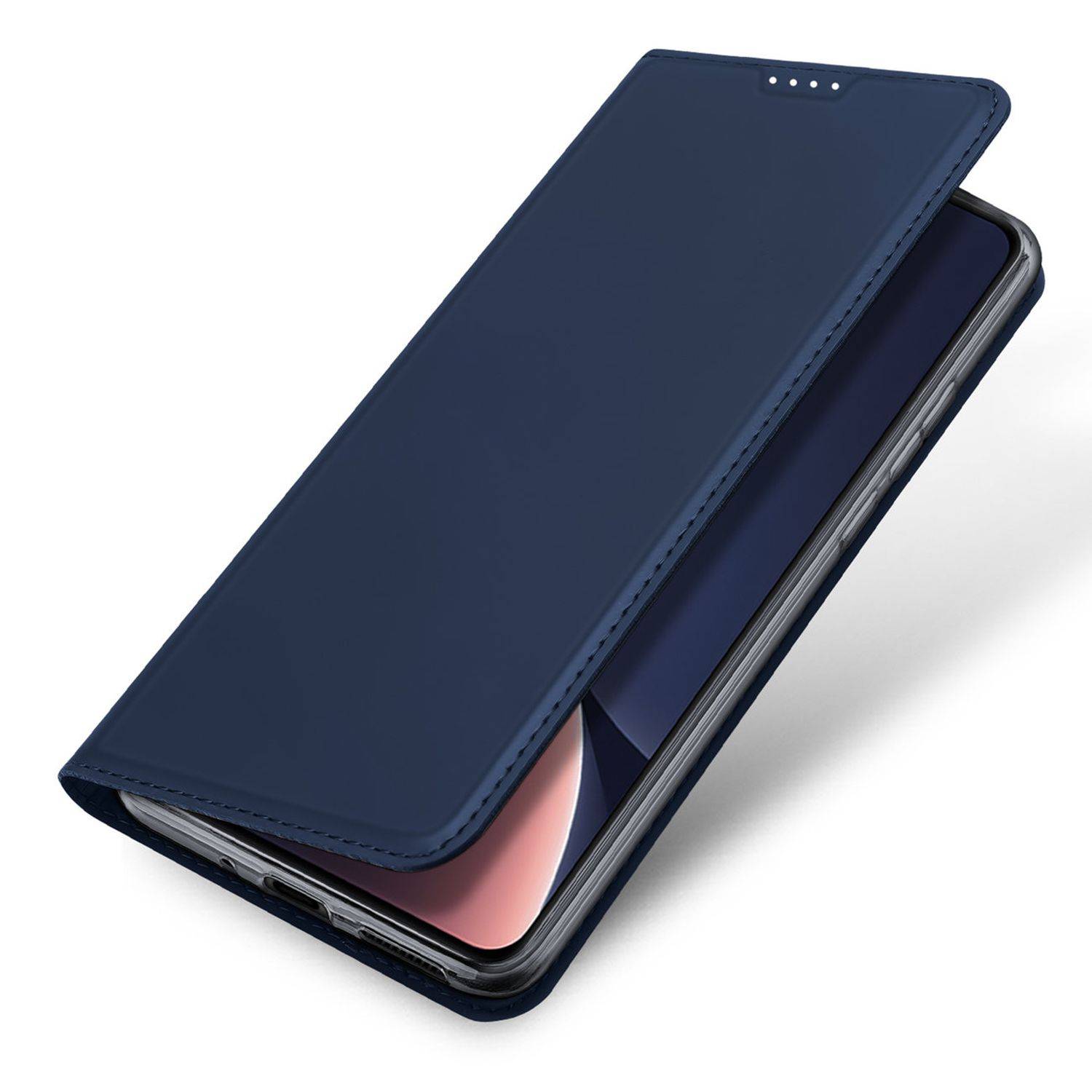 Buch Tasche kompatibel mit Xiaomi 13 Pro Hülle Etui Brieftasche Schutzhülle mit Standfunktion, Kartenfach Blau